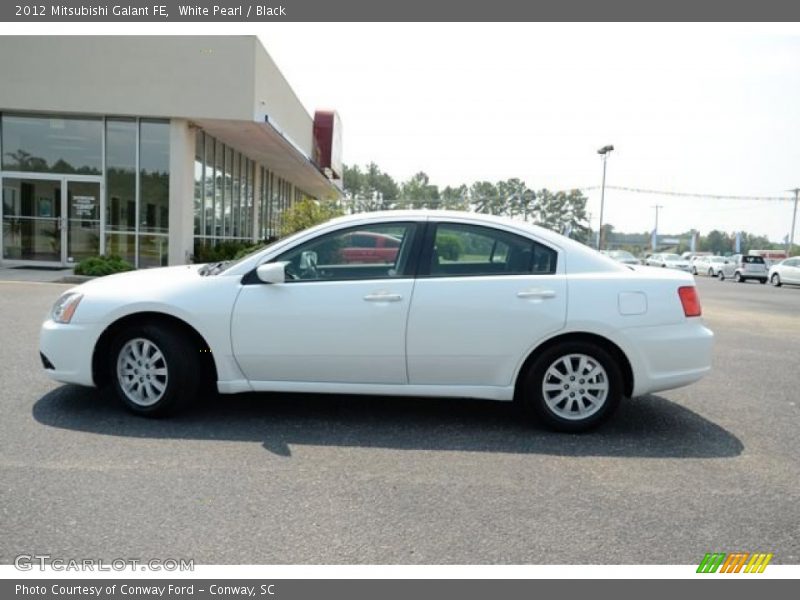 White Pearl / Black 2012 Mitsubishi Galant FE