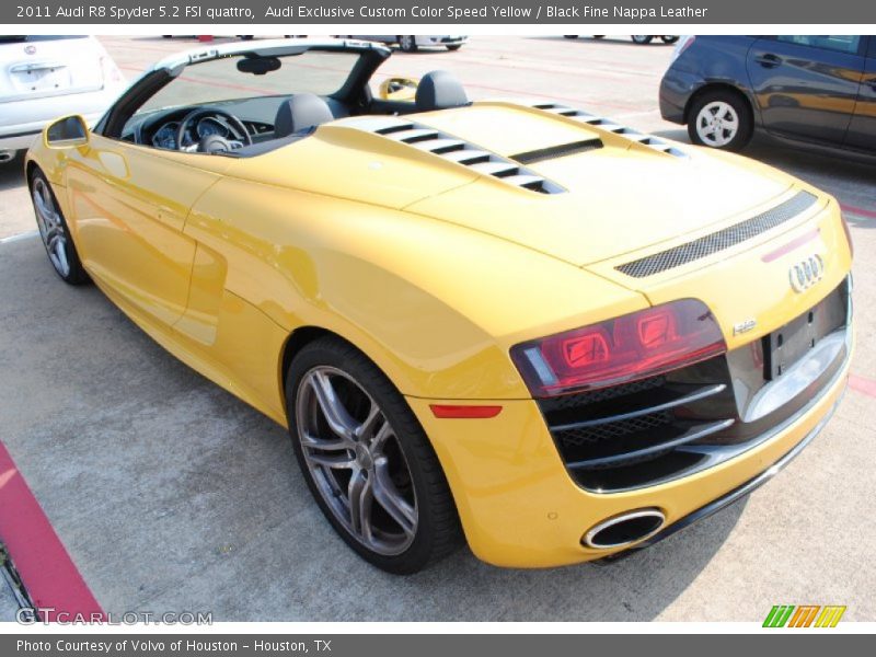  2011 R8 Spyder 5.2 FSI quattro Audi Exclusive Custom Color Speed Yellow