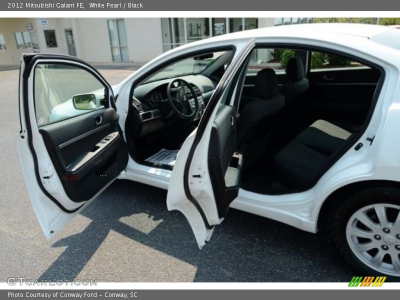 White Pearl / Black 2012 Mitsubishi Galant FE