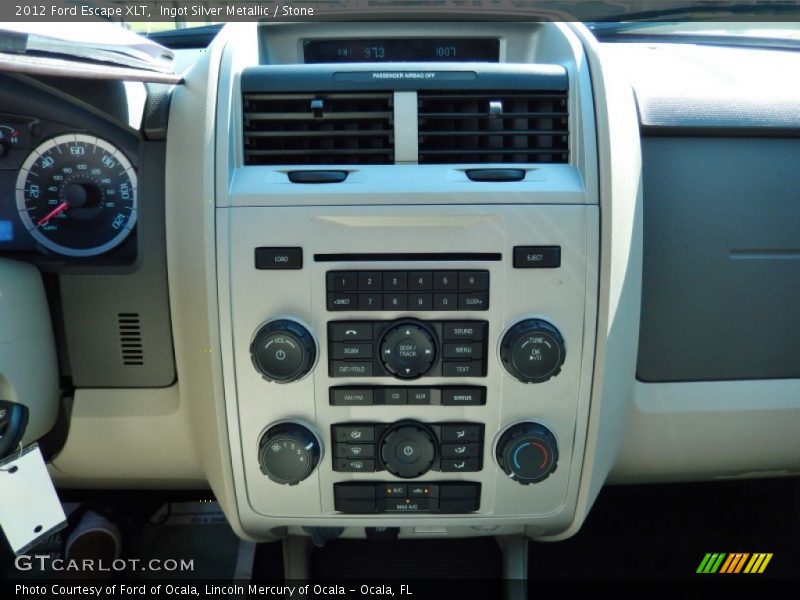 Ingot Silver Metallic / Stone 2012 Ford Escape XLT