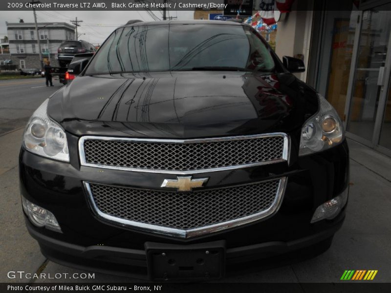 Black Granite Metallic / Cashmere/Ebony 2009 Chevrolet Traverse LTZ AWD