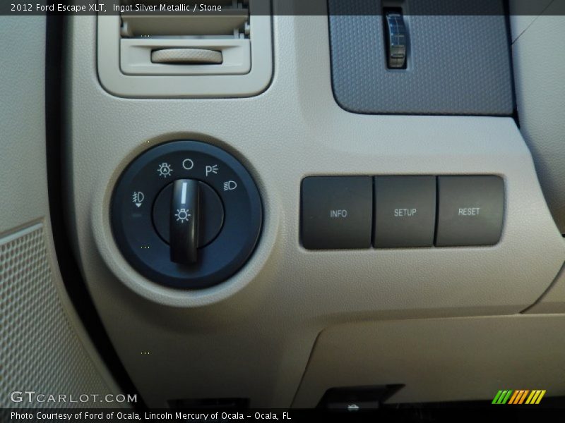 Ingot Silver Metallic / Stone 2012 Ford Escape XLT
