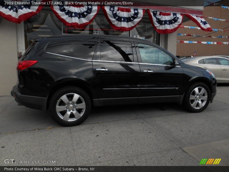 Black Granite Metallic / Cashmere/Ebony 2009 Chevrolet Traverse LTZ AWD