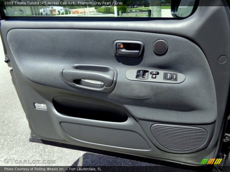 Phantom Gray Pearl / Gray 2003 Toyota Tundra SR5 Access Cab 4x4