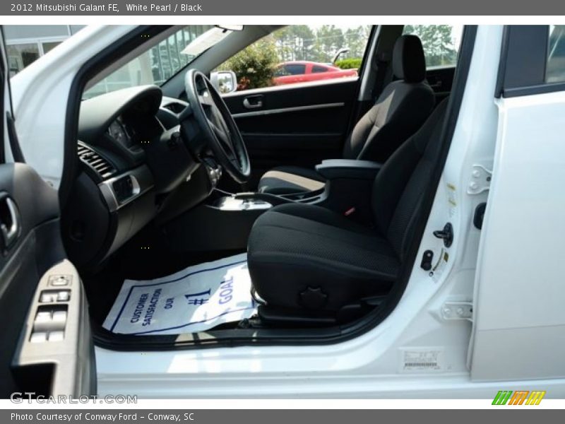 White Pearl / Black 2012 Mitsubishi Galant FE