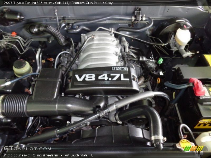 Phantom Gray Pearl / Gray 2003 Toyota Tundra SR5 Access Cab 4x4