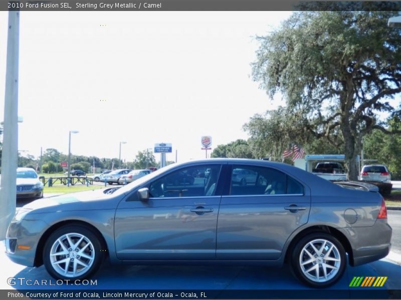 Sterling Grey Metallic / Camel 2010 Ford Fusion SEL