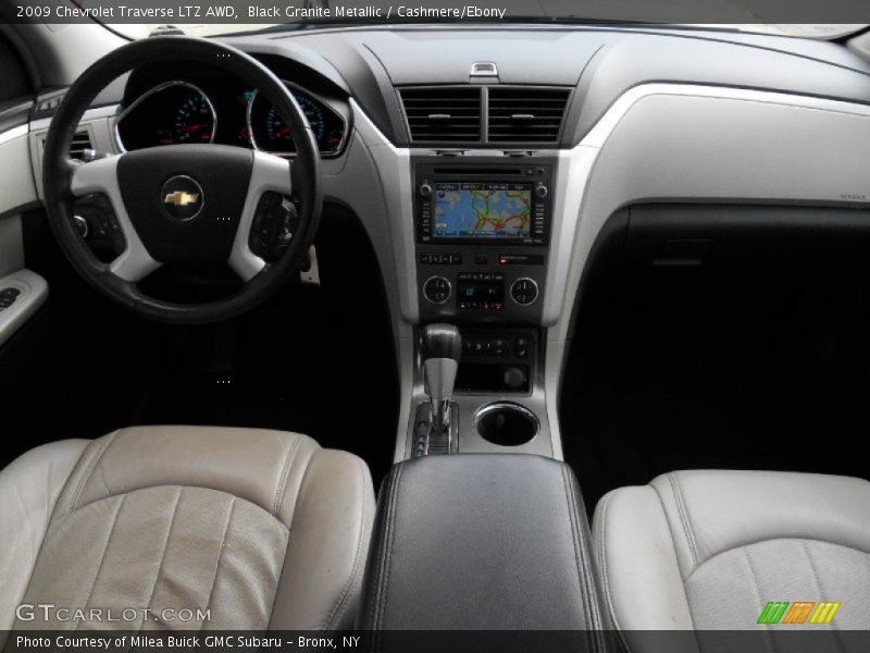 Black Granite Metallic / Cashmere/Ebony 2009 Chevrolet Traverse LTZ AWD