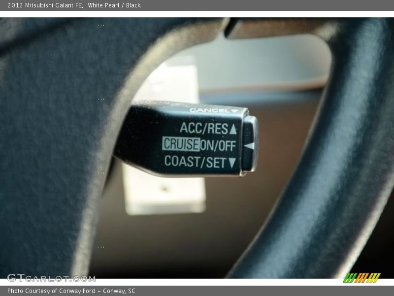 White Pearl / Black 2012 Mitsubishi Galant FE