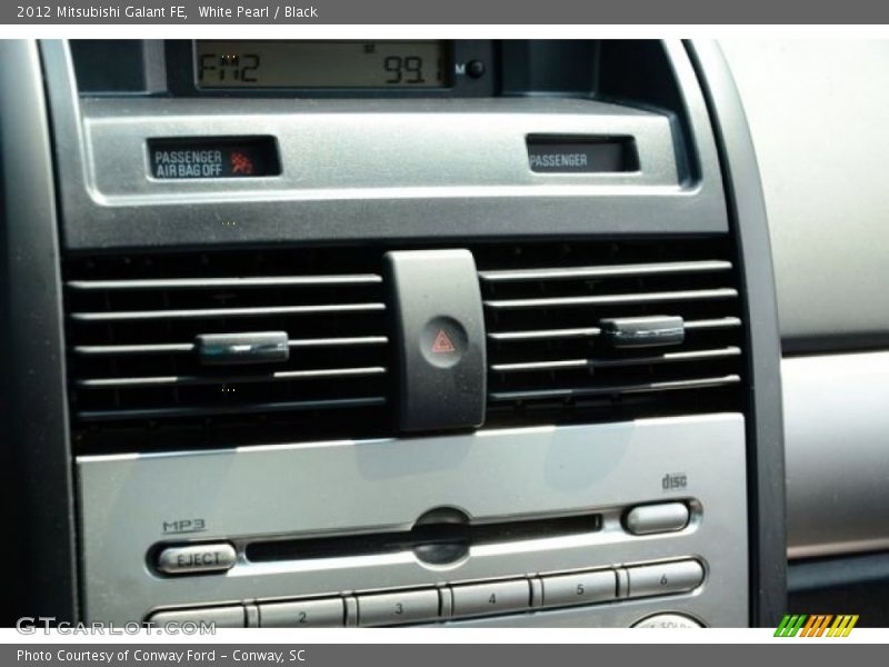White Pearl / Black 2012 Mitsubishi Galant FE