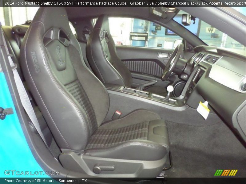  2014 Mustang Shelby GT500 SVT Performance Package Coupe Shelby Charcoal Black/Black Accents Recaro Sport Seats Interior