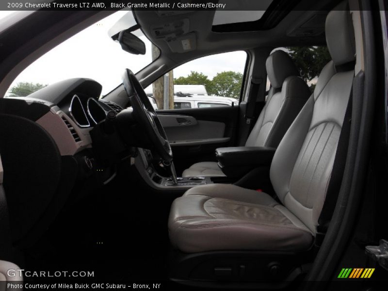 Black Granite Metallic / Cashmere/Ebony 2009 Chevrolet Traverse LTZ AWD