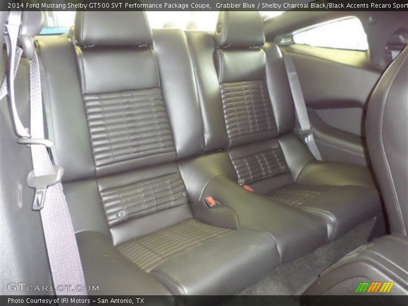 Rear Seat of 2014 Mustang Shelby GT500 SVT Performance Package Coupe