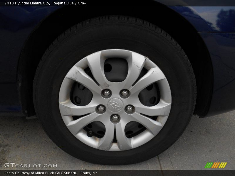 Regatta Blue / Gray 2010 Hyundai Elantra GLS