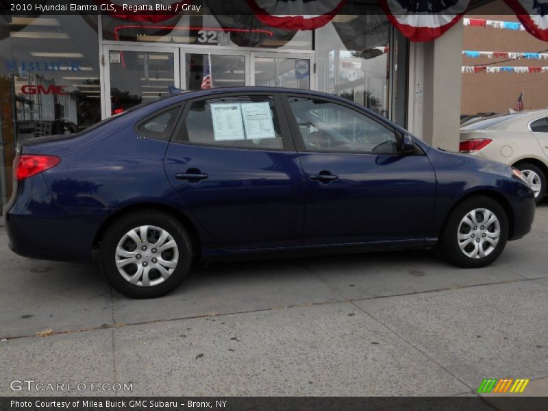 Regatta Blue / Gray 2010 Hyundai Elantra GLS