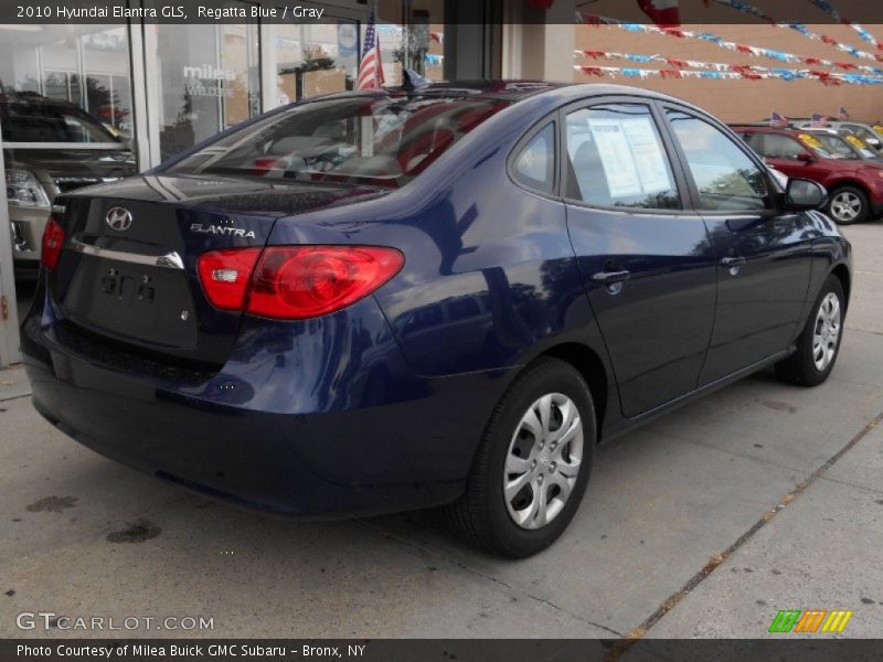 Regatta Blue / Gray 2010 Hyundai Elantra GLS
