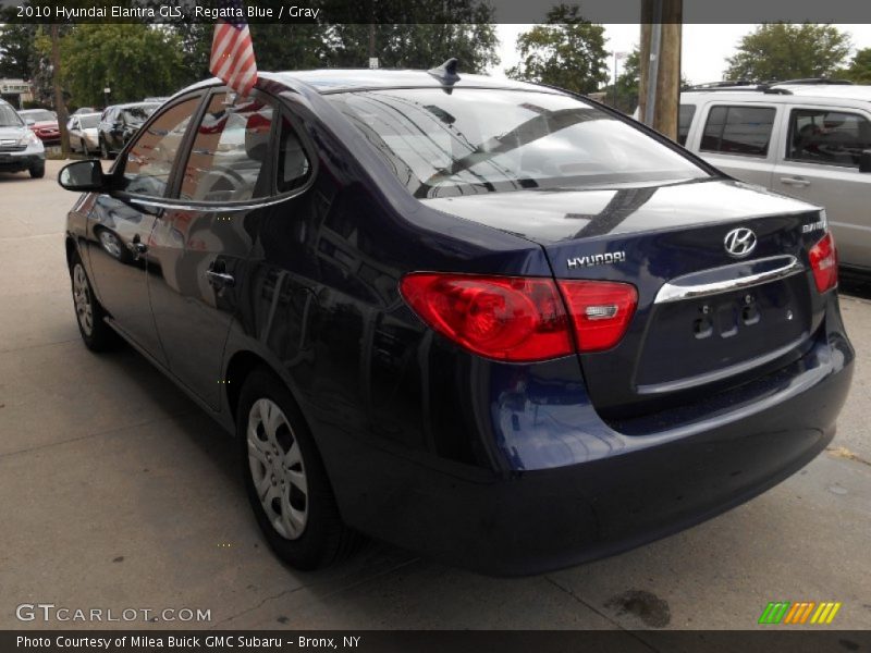 Regatta Blue / Gray 2010 Hyundai Elantra GLS