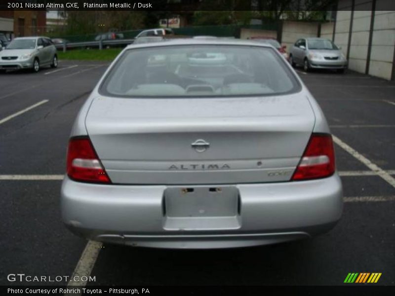 Platinum Metallic / Dusk 2001 Nissan Altima GXE
