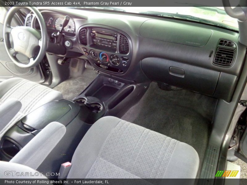 Phantom Gray Pearl / Gray 2003 Toyota Tundra SR5 Access Cab 4x4