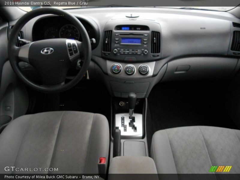 Regatta Blue / Gray 2010 Hyundai Elantra GLS