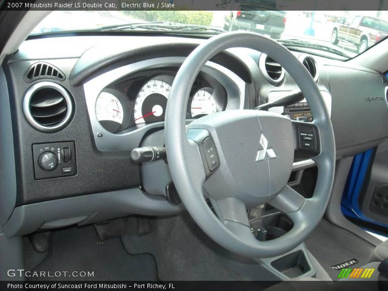 Electric Blue / Slate 2007 Mitsubishi Raider LS Double Cab