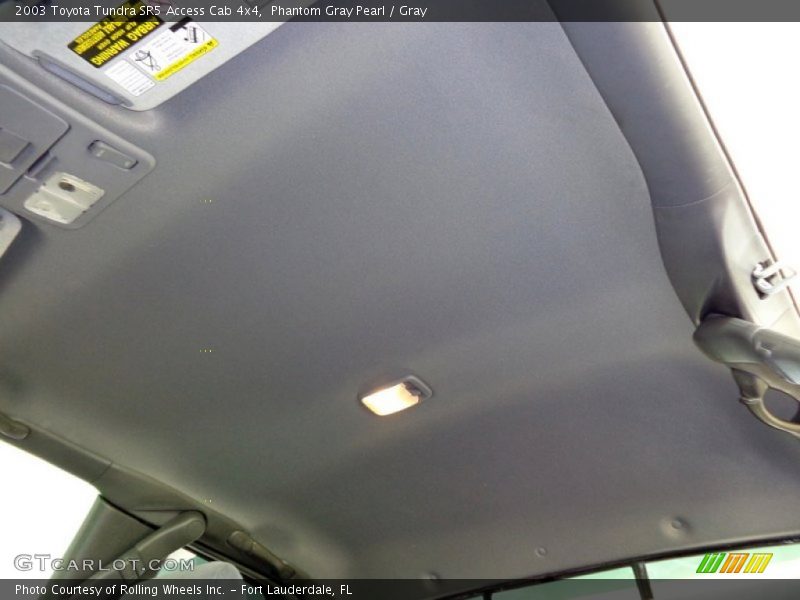 Phantom Gray Pearl / Gray 2003 Toyota Tundra SR5 Access Cab 4x4