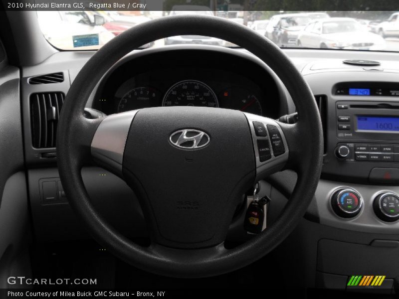 Regatta Blue / Gray 2010 Hyundai Elantra GLS