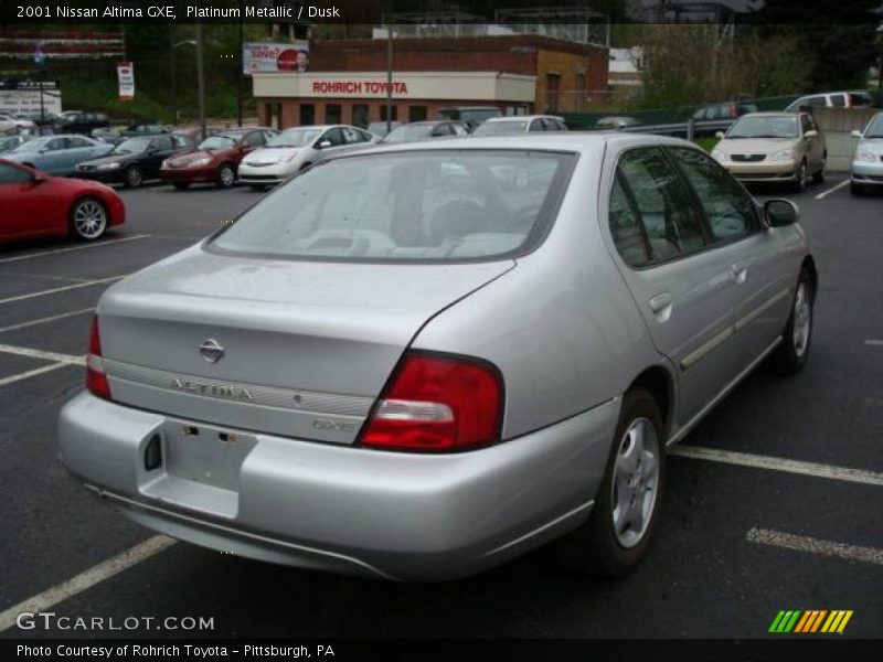 Platinum Metallic / Dusk 2001 Nissan Altima GXE