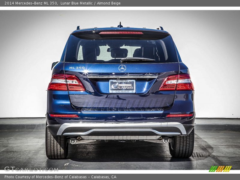 Lunar Blue Metallic / Almond Beige 2014 Mercedes-Benz ML 350