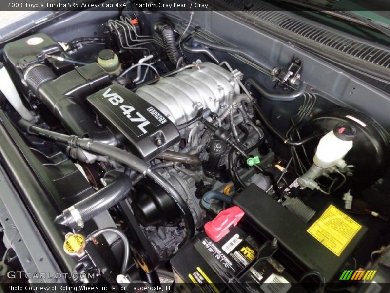 Phantom Gray Pearl / Gray 2003 Toyota Tundra SR5 Access Cab 4x4