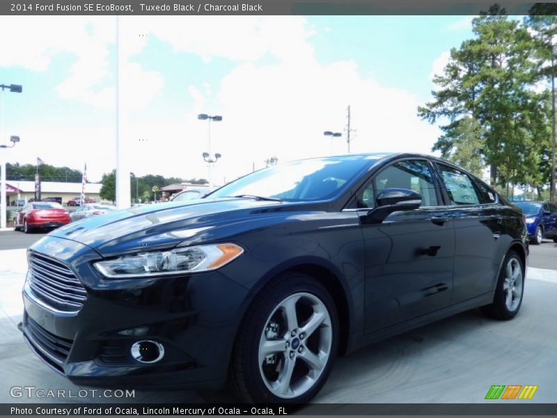Tuxedo Black / Charcoal Black 2014 Ford Fusion SE EcoBoost
