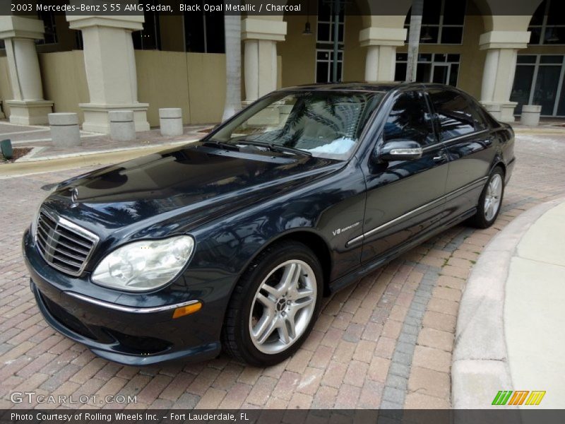 Front 3/4 View of 2003 S 55 AMG Sedan