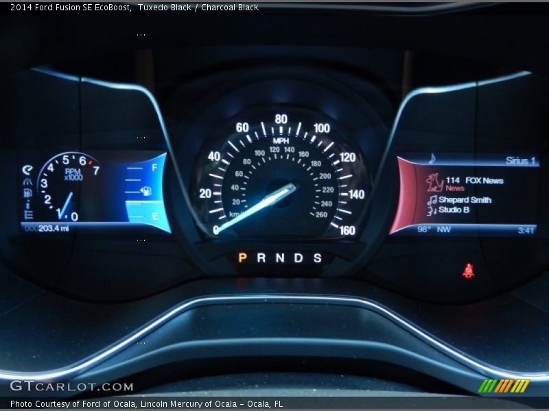 Tuxedo Black / Charcoal Black 2014 Ford Fusion SE EcoBoost