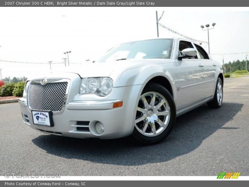 Bright Silver Metallic / Dark Slate Gray/Light Slate Gray 2007 Chrysler 300 C HEMI