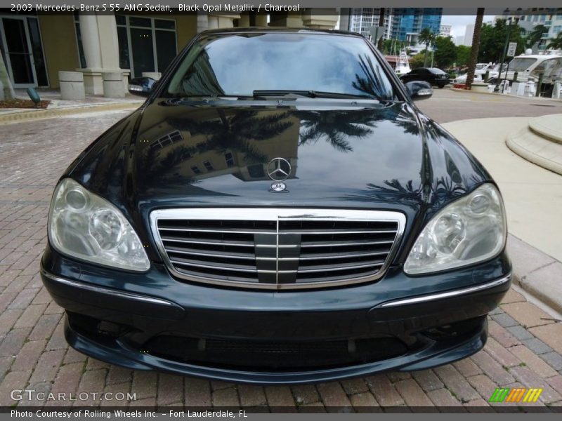 Black Opal Metallic / Charcoal 2003 Mercedes-Benz S 55 AMG Sedan