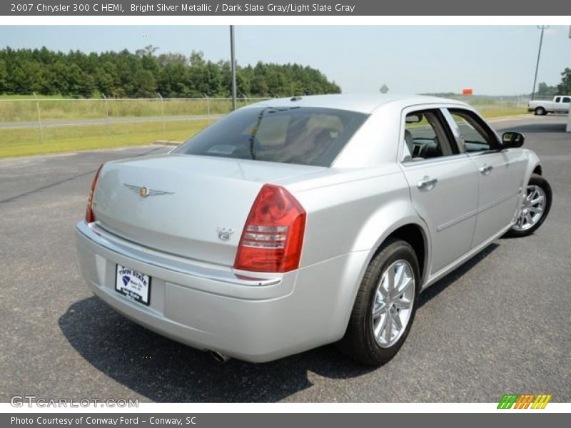Bright Silver Metallic / Dark Slate Gray/Light Slate Gray 2007 Chrysler 300 C HEMI