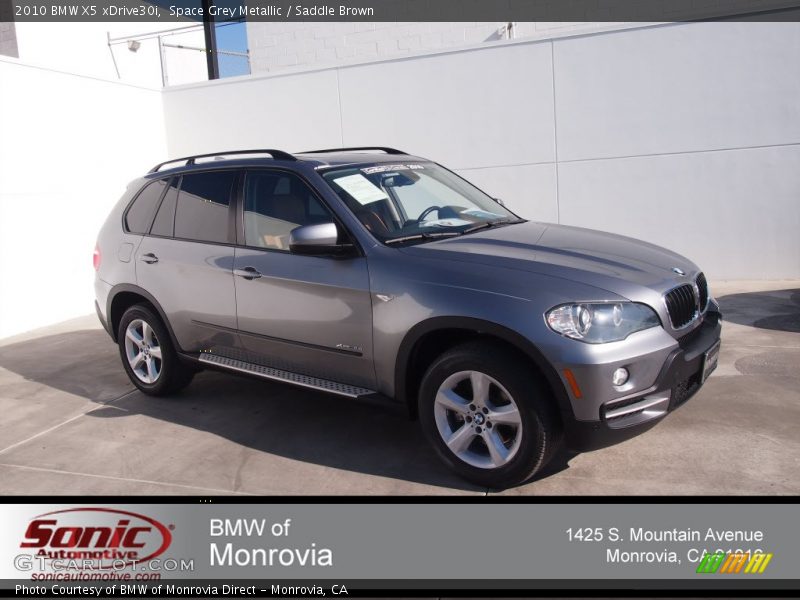 Space Grey Metallic / Saddle Brown 2010 BMW X5 xDrive30i