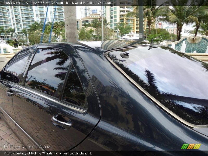 Black Opal Metallic / Charcoal 2003 Mercedes-Benz S 55 AMG Sedan