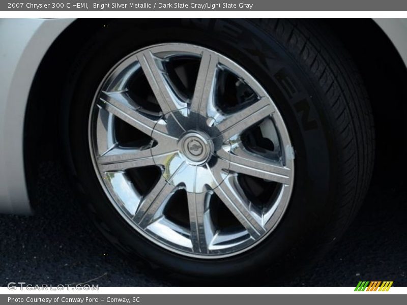 Bright Silver Metallic / Dark Slate Gray/Light Slate Gray 2007 Chrysler 300 C HEMI