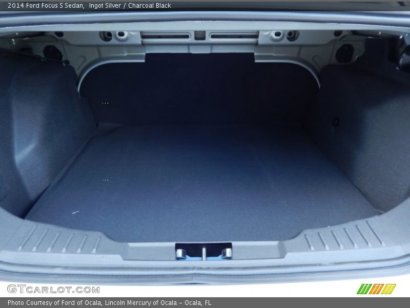 Ingot Silver / Charcoal Black 2014 Ford Focus S Sedan