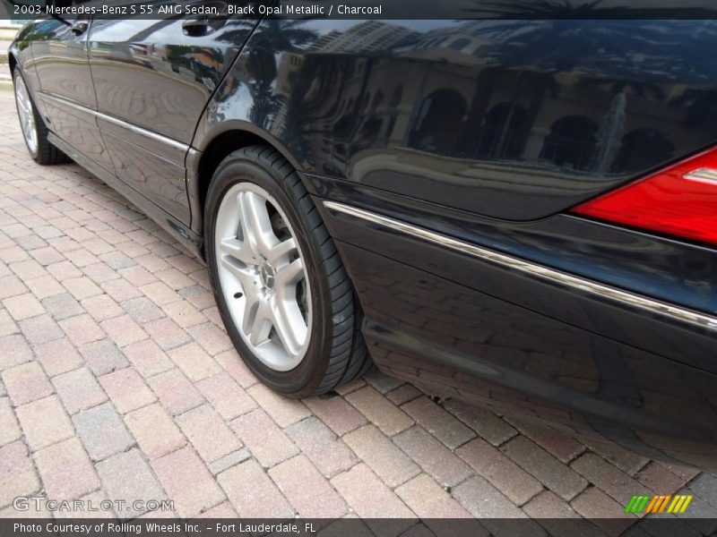 Black Opal Metallic / Charcoal 2003 Mercedes-Benz S 55 AMG Sedan