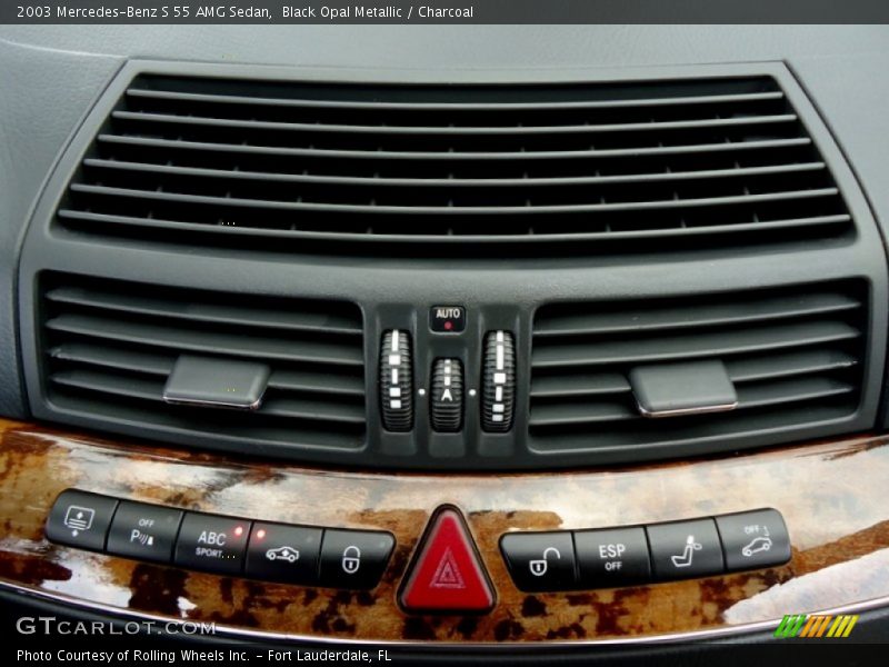Controls of 2003 S 55 AMG Sedan
