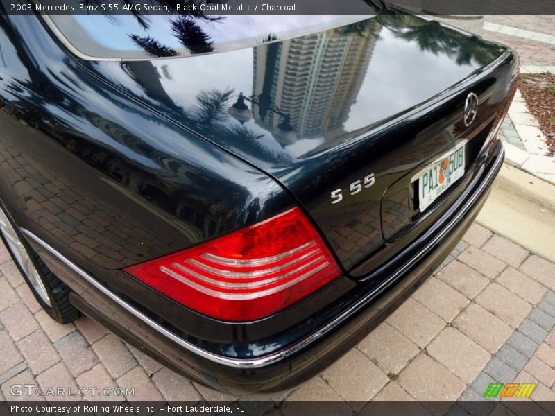 Black Opal Metallic / Charcoal 2003 Mercedes-Benz S 55 AMG Sedan