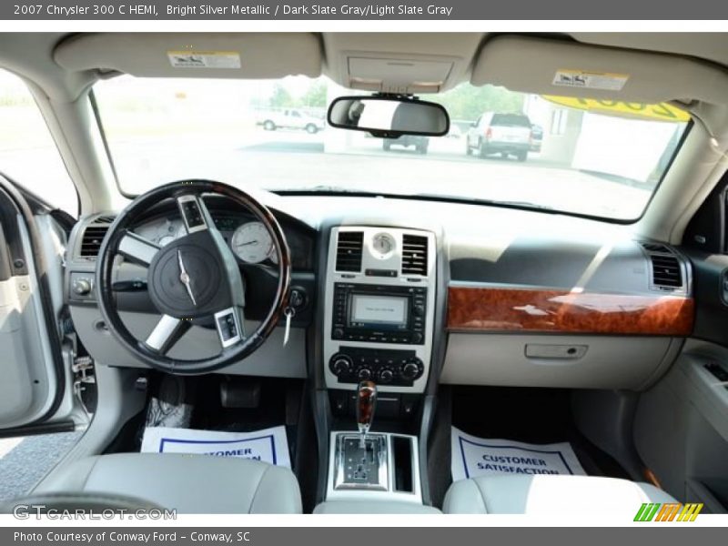 Bright Silver Metallic / Dark Slate Gray/Light Slate Gray 2007 Chrysler 300 C HEMI