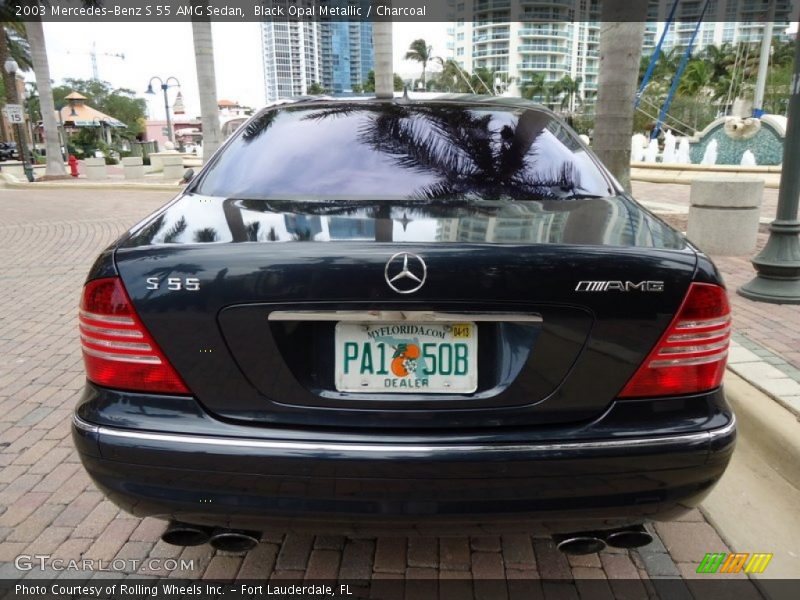 Black Opal Metallic / Charcoal 2003 Mercedes-Benz S 55 AMG Sedan