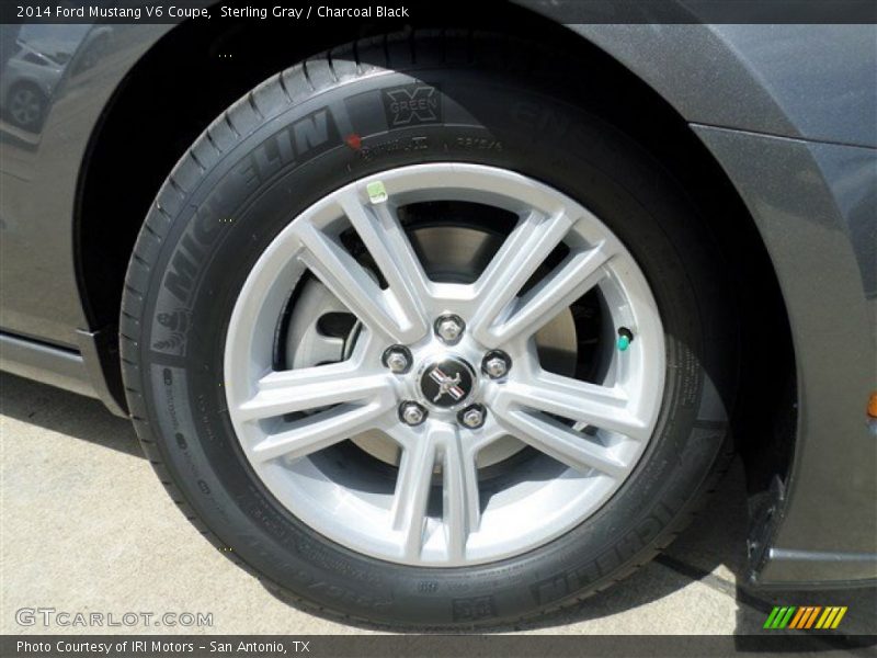 Sterling Gray / Charcoal Black 2014 Ford Mustang V6 Coupe