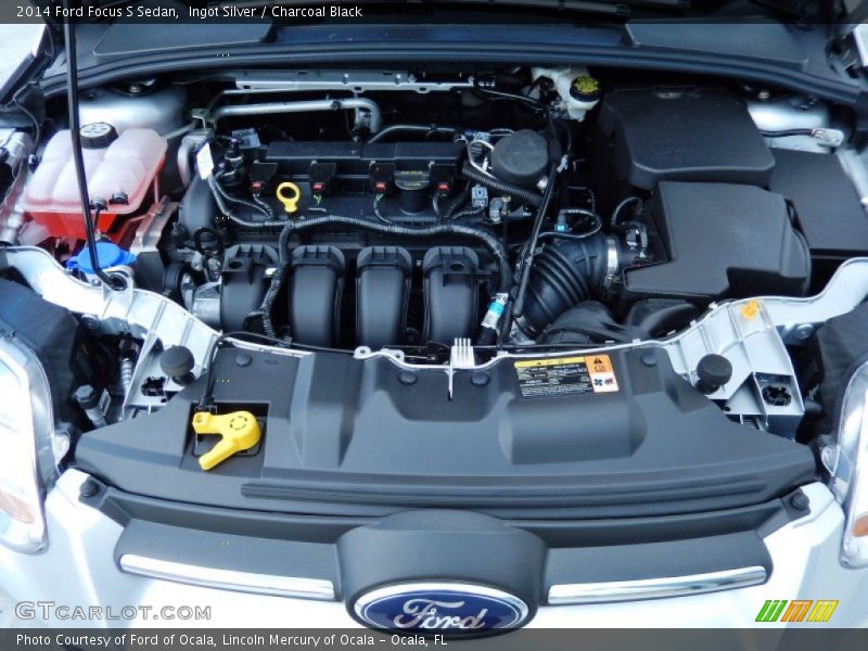 Ingot Silver / Charcoal Black 2014 Ford Focus S Sedan
