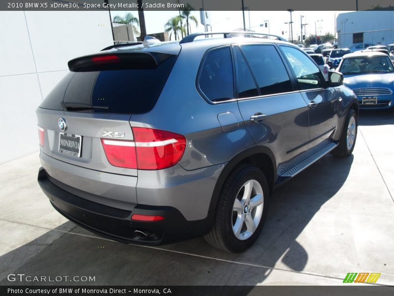 Space Grey Metallic / Saddle Brown 2010 BMW X5 xDrive30i