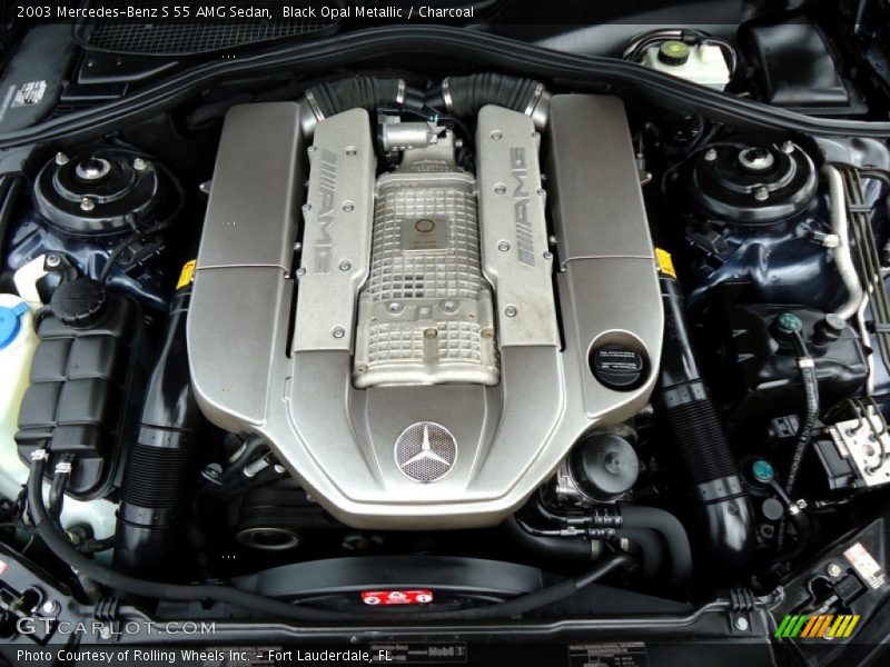  2003 S 55 AMG Sedan Engine - 5.4 Liter AMG Supercharged SOHC 24-Valve V8
