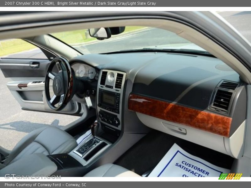 Bright Silver Metallic / Dark Slate Gray/Light Slate Gray 2007 Chrysler 300 C HEMI